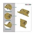 KOTARBAU® Einsteckschloss WC 72/45mm Links/Rechts Universal Zimmertürschloss Türschloss Stahl Pulverbeschichtet Rostfrei Robust