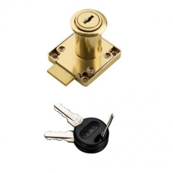 3 10er Pack Büro Schreibtisch Schublade Spind Schrank Sicherheitsschloss Gold 32mm Größe 3 Stk