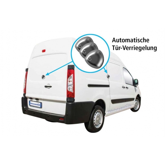 Daken Blackstone BSC-3-N, Automatische Sicherheitsschlösser aus Edelstahl für Transporter - 3 Stück Silber