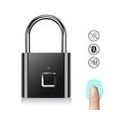 Fingerabdruck-Vorhängeschloss Mini Smart Vorhängeschloss Keyless USB-Aufladung Biometrisch Hohe Sicherheitsverriegelung für Gym 