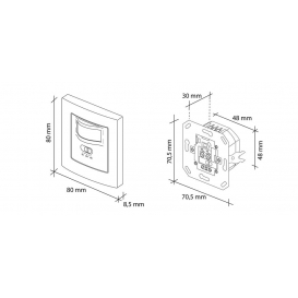 More about Bewegungsmelder Unterputz Wand Innen Infrarot Sensor 3-Draht LED Lampen SEBSON