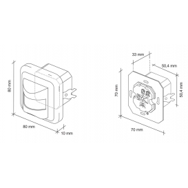 More about Bewegungssensor Bewegungsmelder Unterputz, Infrarot Sensor für LED Lampen SEBSON