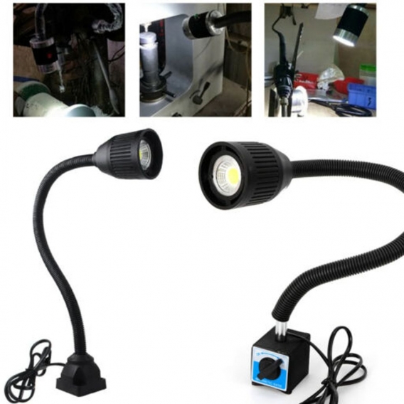 5W LED Arbeitsleuchte CNC Maschinenlampe Flexible Lampe Arm Fixed Base 110-220V