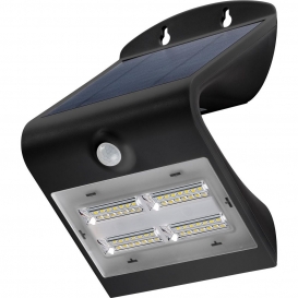 More about Goobay LED Solar Wandleuchte mit Bewegungsmelder, Wasserfest (IP65) 3,2 W, Schwarz, Energieklasse: A++