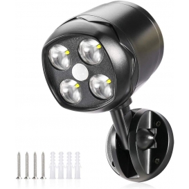 More about Aussenlampe mit Bewegungsmelder,IP65 Wasserdicht 600lm LED Strahler Bewegungsmelder außen, Flexibel Bewegungsmelder mit Batterie