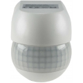 ChiliTec Aufputz Bewegungsmelder CBM-Slim 180° LED geeignet, IP44, 1-800W, weiß