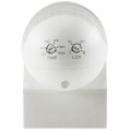 ChiliTec Aufputz Bewegungsmelder CBM-Slim 180° LED geeignet, IP44, 1-800W, weiß