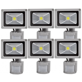 More about Greenmigo 6pcs 10W LED Fluter Flutlicht Außen Strahler Bewegungsmelder mit PIR IP65 Scheinwerfer Außenstrahler Außenleuchten Wan