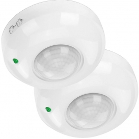 More about 2PCS LED Deckenleuchte mit Bewegungsmelder Infrarotsensor 360° Rund Deckenlampe Innen Hause weiß