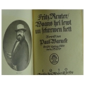 Fritz Reuter: Woans hei lewt un schrewen hett. Von Paul Warncke, 1910. ID26018