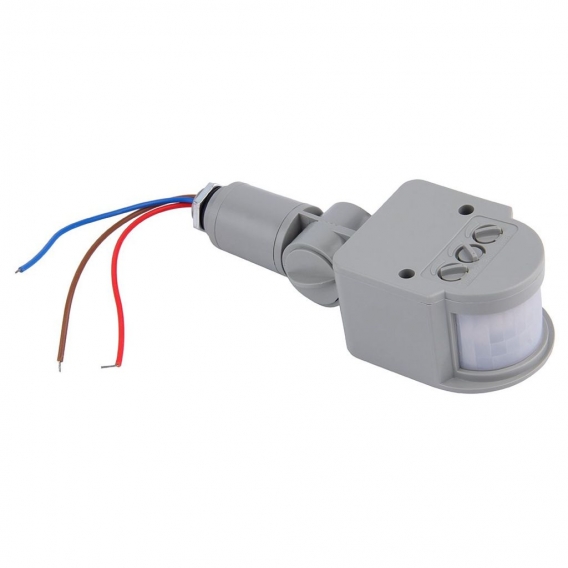 AcserGery 180 PIR Sensor Outdoor 12M PIR12V/PIR85-265V/220V Sicherheits-PIR-Infrarot-Bewegungssensor-Detektor Automatischer Infr