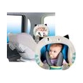 AcserGery Babyautospiegel Babyuhrspiegel Babyautospiegel Sicherheitsspiegel Plüschtiere mit Babyspiegel Geschenk für Kleinkinder