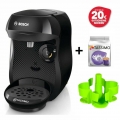 Bosch TASSIMO HAPPY Schwarz +20€ Gutschein + 1 Getränk + 1 Karussell-Kapselspender