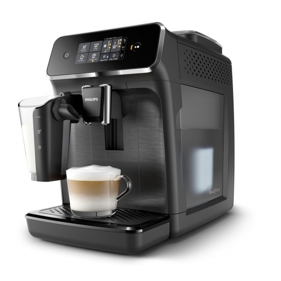 Philips Kaffeevollautomat EP2230/10, Series 2200, schwarz, LatteGo, unser am einfachsten zu reinigendes Milchsystem