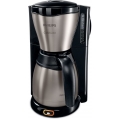 PHILIPS Gaia Collection HD7548/20 Kaffeemaschine Thermokanne, schwarz/Edelstahl