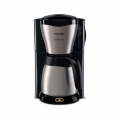 PHILIPS Gaia Collection HD7548/20 Kaffeemaschine Thermokanne, schwarz/Edelstahl