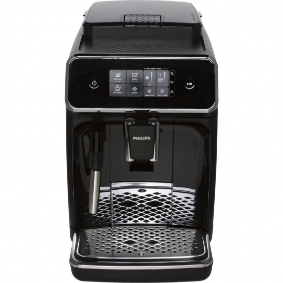 Philips EP2221/40 Kaffeevollautomat Series 2200 Panarello, 1.8 Liter Wassertank, 15 bar, Schwarz