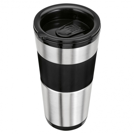 Clatronic KA 3733 Kaffeemaschine für Coffee To Go, inkl. 0,4 Liter Kaffeebecher aus Edelstahl, ideal für Auto, Büro und unterweg