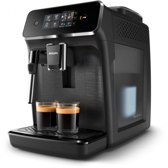 Philips EP2220/10 Kaffeevollautomat 2200 Serie, Panarello, Schwarz