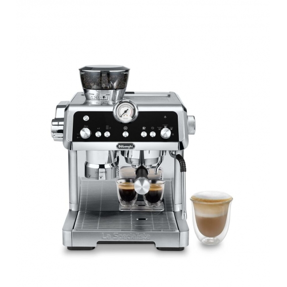 Delonghi EC 9355.M La Specialista Prestigio Siebträger-Espressomaschine silber