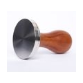 MÖLLTE Kaffee Tamper Set aus Edelstahl mit Holzgriff - Espresso Tamper mit Milchkännchen, Silikonmatte und Dosierlöffel - Barist