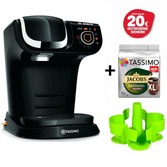 Bosch TASSIMO My Way 2 Schwarz + 20 € Gutschein**  + 1 Getränk + 1 Karussell