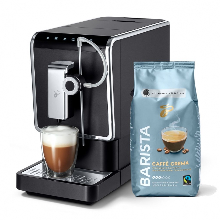 Tchibo Kaffeevollautomat Esperto Pro inkl. 1kg Barista Caffè Crema für ...