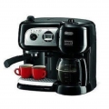 De’Longhi BCO 264.B, Kombi-Kaffeemaschine, 1,3 l, Gemahlener Kaffee, 1750 W, Schwarz, Silber, Edelstahl