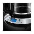 Russell Hobbs 24391-56 Inspire Black Digitale Kaffeemaschine mit Timer, WhirlTech-Brühtechnologie, 1,25 l Glaskanne, 1100 Watt