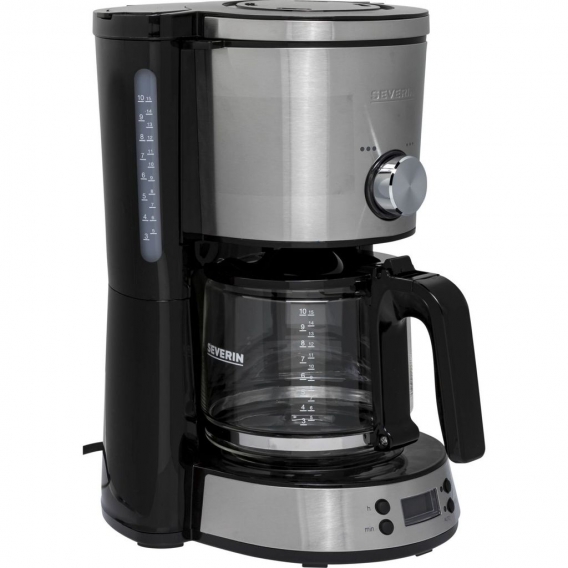 SEVERIN KA 4826 - Filterkaffeemaschine - 1 l - Gemahlener Kaffee - 1000 W - Schwarz - Edelstahl SEVERIN