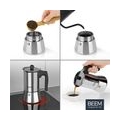 Espressokocher Espresso Moka Mokka Maker Kaffee Kocher Induktion Edelstahl BEEM