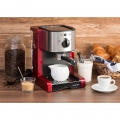 Klarstein Passionata Rossa 15 Espressomaschine  , Cappuccino  , Milchschaum  , Siebträger  , bis zu 1.470 Watt Leistung  , 15 Ba