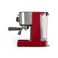 Klarstein Passionata Rossa 15 Espressomaschine  , Cappuccino  , Milchschaum  , Siebträger  , bis zu 1.470 Watt Leistung  , 15 Ba