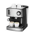 Clatronic ES 3643 Espresso- und Cappuccino-Automat,  15 bar Pumpdruck, Tassenvorwärmfunktion,  mit Aufschäum- und Heißwasserfunk