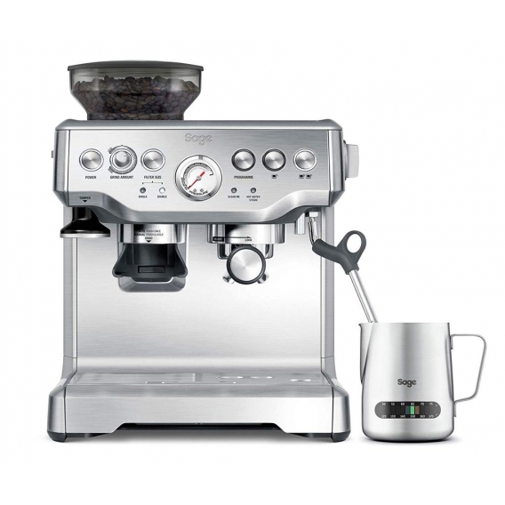 Sage SES875BSS2EEU1A - Espressomaschine - 2 l - Kaffeebohnen - Eingebautes Mahlwerk - Edelstahl