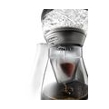 Delonghi ICM 17210 Clessidra Silber-Glas