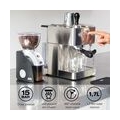 Solis Barista Gran Gusto 1014 Siebträgermaschine - Kaffeemaschine - Espressomaschine mit Dampf- und Heißwasserfunktion - Edelsta