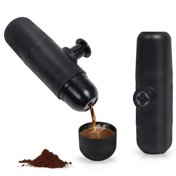 Mini Tragbare Espressokocher Kaffeevollautomaten für Outdoor-Reisen Campen Wandern