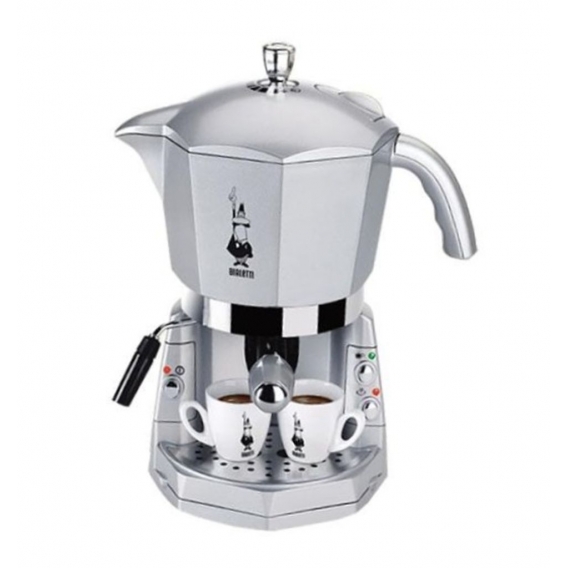 Bialetti Mokona Trio, Espressomaschine, 1,5 l, Kaffeekapsel, Kaffeepad, Gemahlener Kaffee, 1050 W, Silber