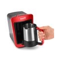 FAKIR Mokkamaschine Kaave Steel Edelstahl Kochbehälter 280ml Mokka Kaffee rot