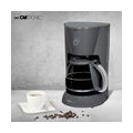 Clatronic KA 3473 Filterkaffeemaschine für 12-14 Tassen, Nachtropfsicherung, Warmhalteplatte, Wasserstandsanzeige, Grau