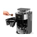 Barista Kaffeemaschine Mahlwerk 900W Edelstahl/Schwarz 12 Tassen Permanentfilter