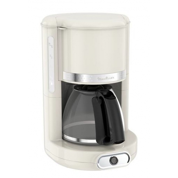 Moulinex FG381, Kombi-Kaffeemaschine, 1,25 l, Elfenbein