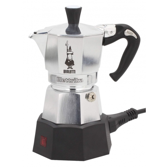 Bialetti Moka Electric 2 - Elektrische Mokkatasse - 0,1 l - Gemahlener Kaffee - 170 W - Schwarz - Ed Bialetti