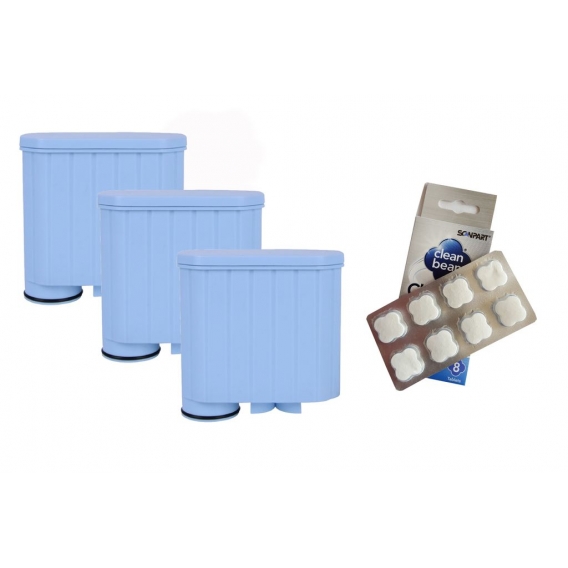 3 x Filterpatrone Scanpart ersetzt Saeco Aqua Clean CA6903/00 Wasserfilter Qualität + Tabs