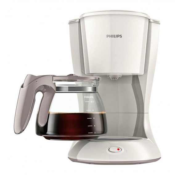 Philips Daily Collection Kaffeemaschine mit Glaskanne, beige, Filterkaffeemaschine, 1,2 l, Gemahlener Kaffee, 1000 W, Beige