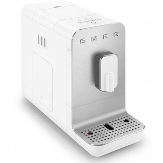 Smeg BCC01WHMEU, Espressomaschine, 1,4 l, Gemahlener Kaffee, 1350 W, Grau, Weiß