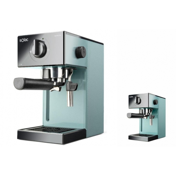 Solac Squissita Easy Blue, Espressomaschine, 1,5 l, Kaffeepad, Gemahlener Kaffee, 1050 W, Blau