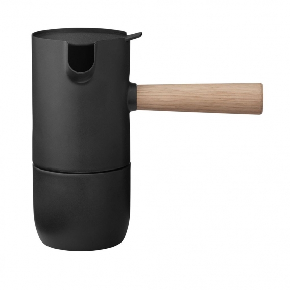 stelton Espressozubereiter Collar Espressokocher schwarz 420