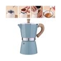 2x Classic Espressomaschine Espressomaschine Moka Pot Lake Blue 300ml